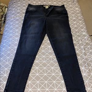 Washed black jeans